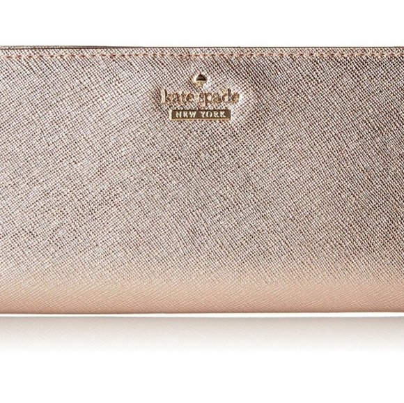 Kate Spade Stacy Rose Gold Wallet - Picture 1 of 3
